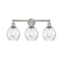 Innovations Lighting Waverly 3 Light 24" Wide Vanity Light Brushed Satin Nickel / Clear