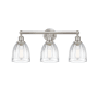 Innovations Lighting Brookfield 3 Light 24" Wide Vanity Light Brushed Satin Nickel / Clear