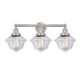 Innovations Lighting Oxford 3 Light 25" Wide Vanity Light Brushed Satin Nickel / Clear