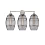Innovations Lighting Vaz 3 Light 26" Wide Vanity Light Satin Nickel / Light Smoke