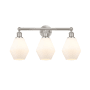 Innovations Lighting Cindyrella 3 Light 24" Wide Vanity Light Brushed Satin Nickel / Cased Matte White