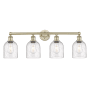 Innovations Lighting Bella 4 Light 33" Wide Vanity Light Antique Brass / Seedy