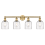 Innovations Lighting Bella 4 Light 33" Wide Vanity Light Brushed Brass / Seedy