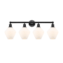 Innovations Lighting Cindyrella 4 Light 35" Wide Vanity Light Matte Black / Cased Matte White