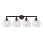Innovations Lighting Athens 4 Light 35" Wide Vanity Light Oil Rubbed Bronze / Seedy