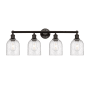 Innovations Lighting Bella 4 Light 33" Wide Vanity Light Oil Rubbed Bronze / Seedy