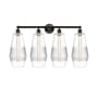 Innovations Lighting Windham 4 Light 34" Wide Vanity Light Oil Rubbed Bronze / Clear