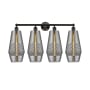 Innovations Lighting Windham 4 Light 34" Wide Vanity Light Oil Rubbed Bronze / Smoked
