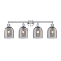 Innovations Lighting Bella 4 Light 33" Wide Vanity Light Polished Chrome / Light Smoke