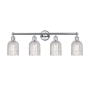 Innovations Lighting Bridal Veil 4 Light 32" Wide Vanity Light Polished Chrome / Clear