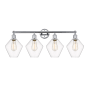 Innovations Lighting Cindyrella 4 Light 35" Wide Vanity Light Polished Chrome / Clear