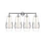 Innovations Lighting Windham 4 Light 34" Wide Vanity Light Polished Chrome / Clear