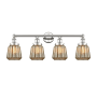 Innovations Lighting Chatham 4 Light 34" Wide Vanity Light Polished Nickel / Mercury