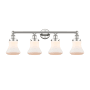 Innovations Lighting Bellmont 4 Light 34" Wide Vanity Light Polished Nickel / Matte White