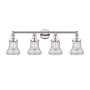 Innovations Lighting Bellmont 4 Light 34" Wide Vanity Light Polished Nickel / Seedy