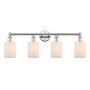 Innovations Lighting Hadley 4 Light 32" Wide Vanity Light Polished Nickel / Matte White