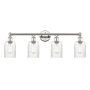 Innovations Lighting Hadley 4 Light 32" Wide Vanity Light Polished Nickel / Clear