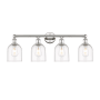 Innovations Lighting Bella 4 Light 33" Wide Vanity Light Polished Nickel / Clear