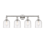 Innovations Lighting Bella 4 Light 33" Wide Vanity Light Polished Nickel / Seedy