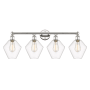 Innovations Lighting Cindyrella 4 Light 35" Wide Vanity Light Polished Nickel / Clear