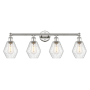 Innovations Lighting Cindyrella 4 Light 33" Wide Vanity Light Polished Nickel / Seedy