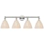 Innovations Lighting Bristol Natural 4 Light 35" Wide Vanity Light Polished Nickel / Natural
