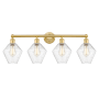 Innovations Lighting Cindyrella 4 Light 35" Wide Vanity Light Satin Gold / Seedy