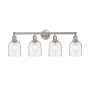 Innovations Lighting Bella 4 Light 33" Wide Vanity Light Brushed Satin Nickel / Seedy