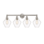 Innovations Lighting Cindyrella 4 Light 35" Wide Vanity Light Satin Nickel / Clear