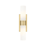 Brushed Brass / Striped White