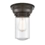 Innovations Lighting Dover 6" Wide Convertible Flush Mount Ceiling Fixture / Convertible to Wall Sconce Oil Rubbed Bronze / Seedy