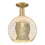 Innovations Lighting Athens 10" Wide Semi-Flush Globe Ceiling Fixture Brushed Brass / Mercury