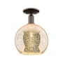 Innovations Lighting Athens 10" Wide Semi-Flush Globe Ceiling Fixture Oil Rubbed Bronze / Mercury