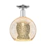 Innovations Lighting Athens 10" Wide Semi-Flush Globe Ceiling Fixture Polished Chrome / Mercury