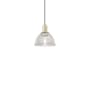 Innovations Lighting Arietta 8" Wide Mini Pendant Antique Brass / Clear