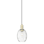 Innovations Lighting Preston 6" Wide Mini Pendant Antique Brass / Clear