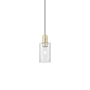 Innovations Lighting Clymer 5" Wide Mini Pendant Antique Brass / Seedy