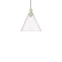 Innovations Lighting Berkshire Glass 12" Wide Pendant Antique Brass / Clear