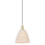 Innovations Lighting Natural Ballston Dome 9" Wide Mini Pendant Antique Brass / Natural