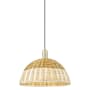 Innovations Lighting Natural Ballston Dome 16" Wide Pendant Antique Brass / Natural
