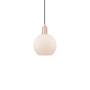 Innovations Lighting Athens 8" Wide Mini Pendant Antique Copper / Matte White