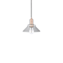 Innovations Lighting Orwell 9" Wide Mini Pendant Antique Copper / Clear