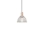 Innovations Lighting Arietta 8" Wide Mini Pendant Antique Copper / Clear