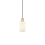 Innovations Lighting Clymer 5" Wide Mini Pendant Antique Copper / Matte White