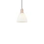 Innovations Lighting Bristol 8" Wide Mini Pendant Antique Copper / Matte White