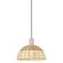 Innovations Lighting Natural Ballston Dome 12" Wide Pendant Antique Copper / Natural