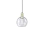 Innovations Lighting Athens 8" Wide Mini Pendant Black Antique Brass / Seedy