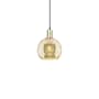 Innovations Lighting Athens 8" Wide Mini Pendant Black Antique Brass / Mercury