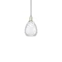 Innovations Lighting Waverly 8" Wide Mini Pendant Black Antique Brass / Clear