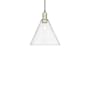 Innovations Lighting Berkshire Glass 12" Wide Pendant Black Antique Brass / Clear
